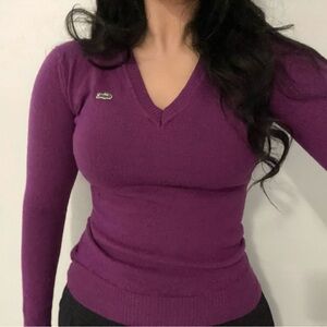 V neck Lacoste top